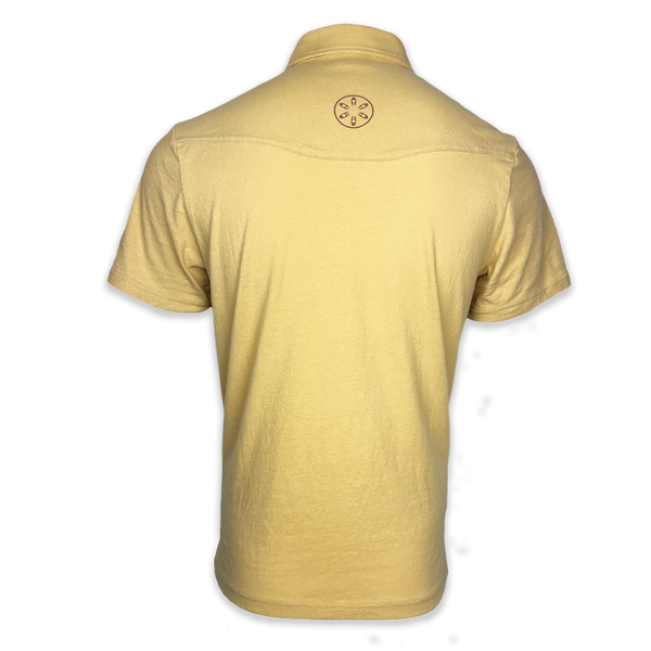 Polo Shirt, Vintage Sunset, Hemp and Organic Cotton - Odell Sports Polo Shirt, Vintage Sunset, Hemp and Organic Cotton - Odell Sports